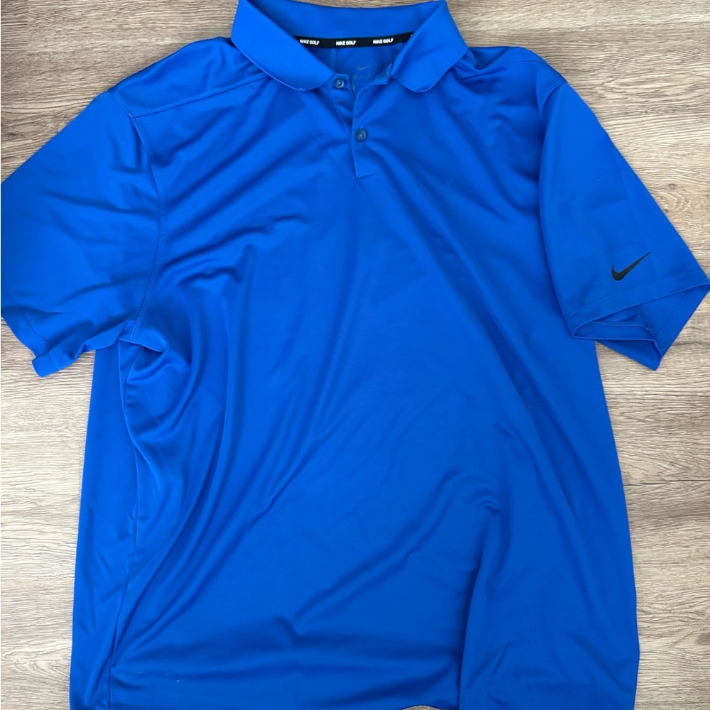Nike Golf dri-fit polo Blue
